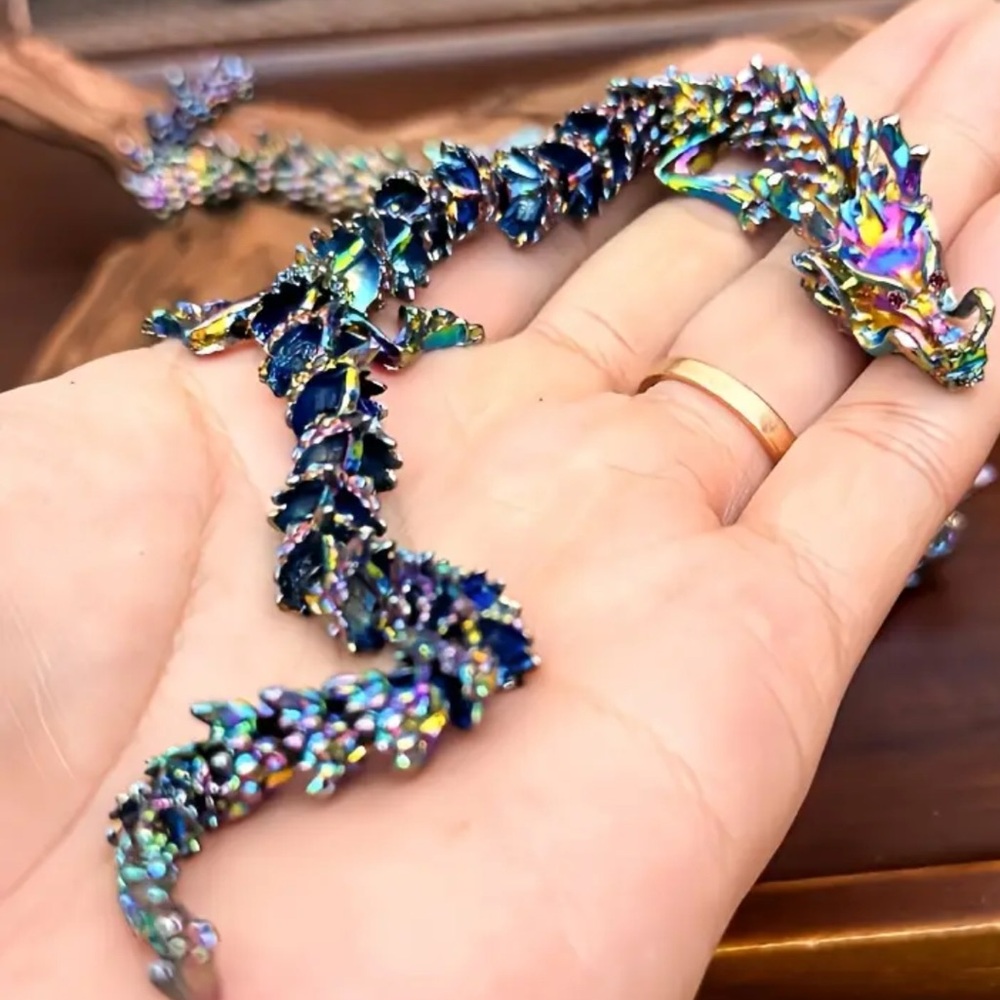 Iridescent metal Dragon - Picture 3 of 4